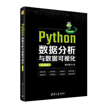 【正版书籍】Python数据分析与数据可视化微课版董付国清华大学出版社9787302624202