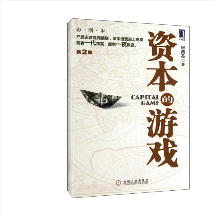 资本的游戏房西苑著机械工业出版社9787111384465C