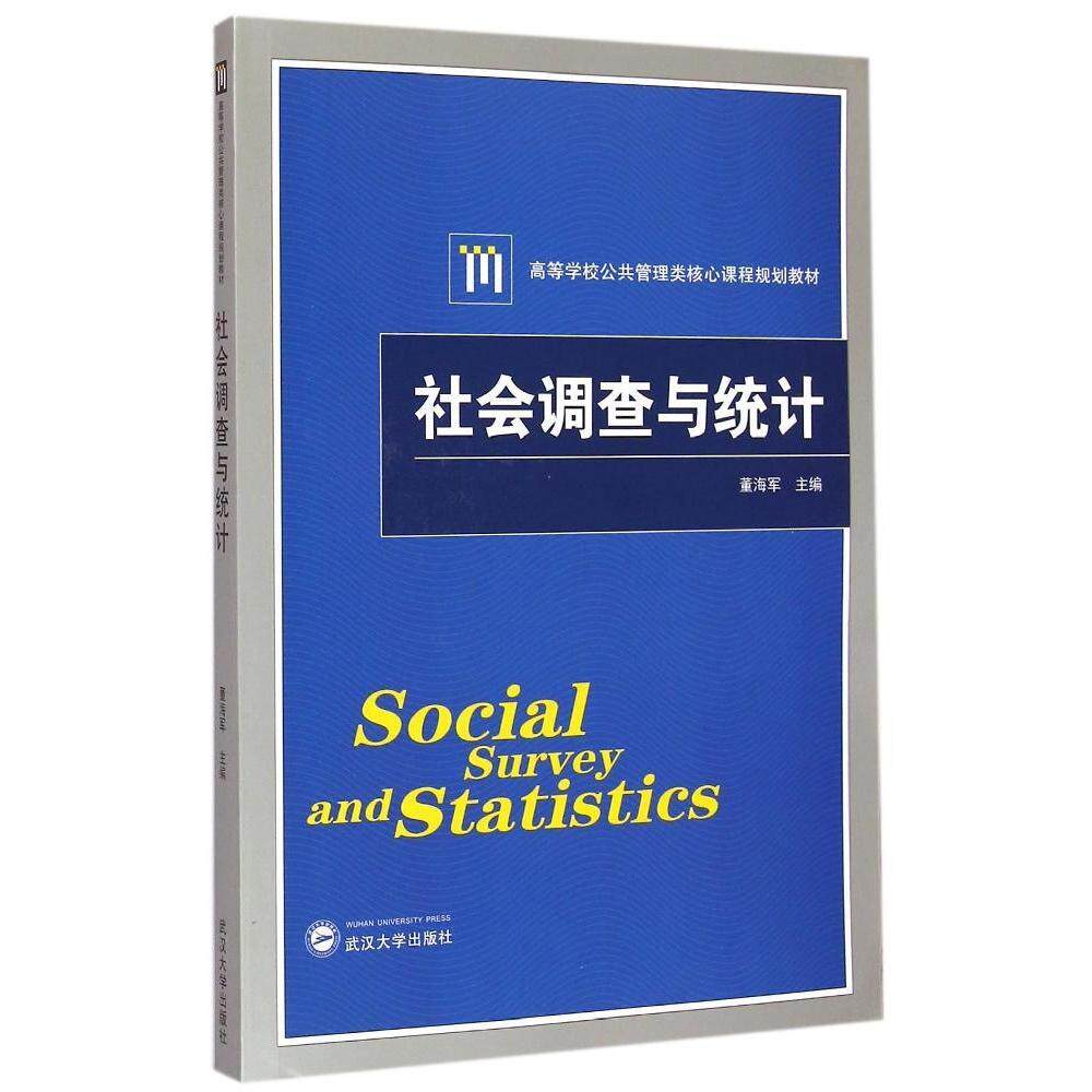 【正版书籍】社会调查与统计董海军武汉大学出版社9787307150881
