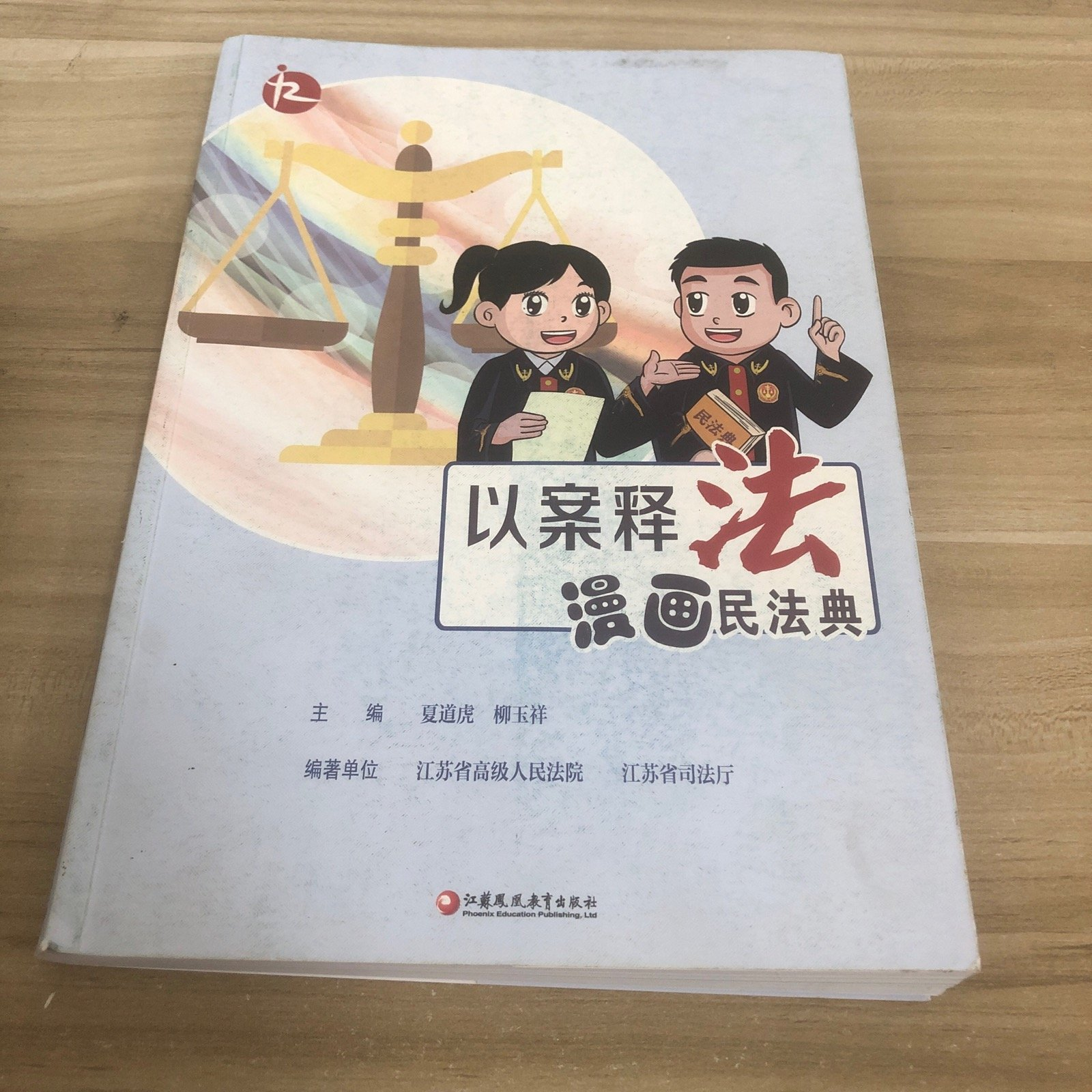 正版书|以案释法夏道虎柳玉祥江苏省级民法院江苏省司法厅编江苏凤凰教育出版社9787549991327
