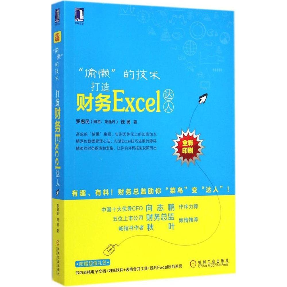 【保正版】偷懒的技术打造财务Excel达人 罗惠民钱勇著 机械工业出版社