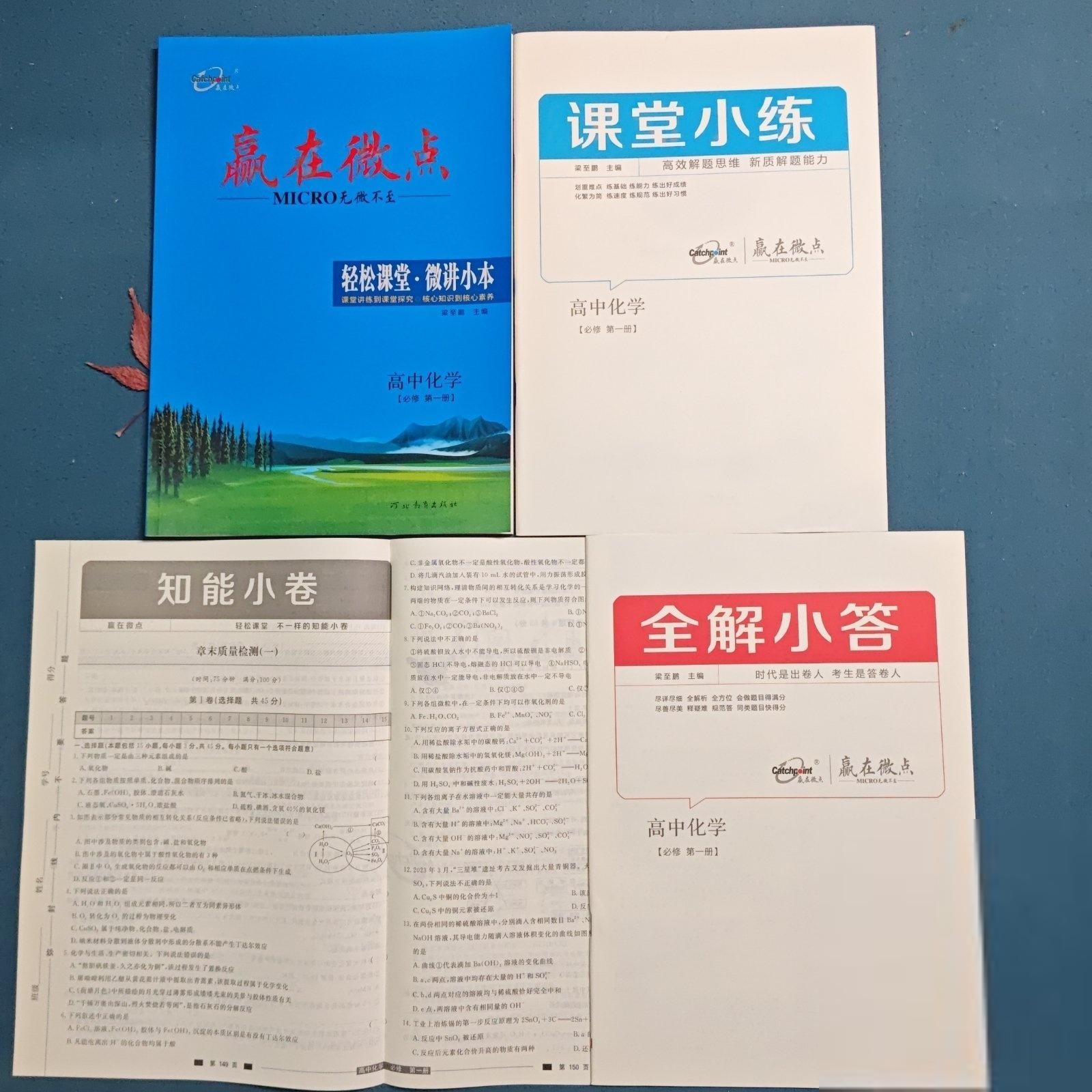 【正版书籍】赢在微点轻松课堂高中化学必修册梁至鹏河北教育出版社9787554564387
