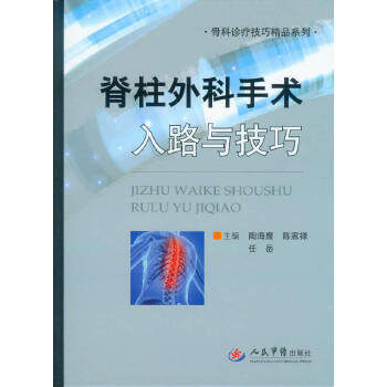 【正版书籍】骨科诊疗技巧精品系列脊柱外科手术入路与技巧陶海鹰陈家禄任岳人民军医出版社