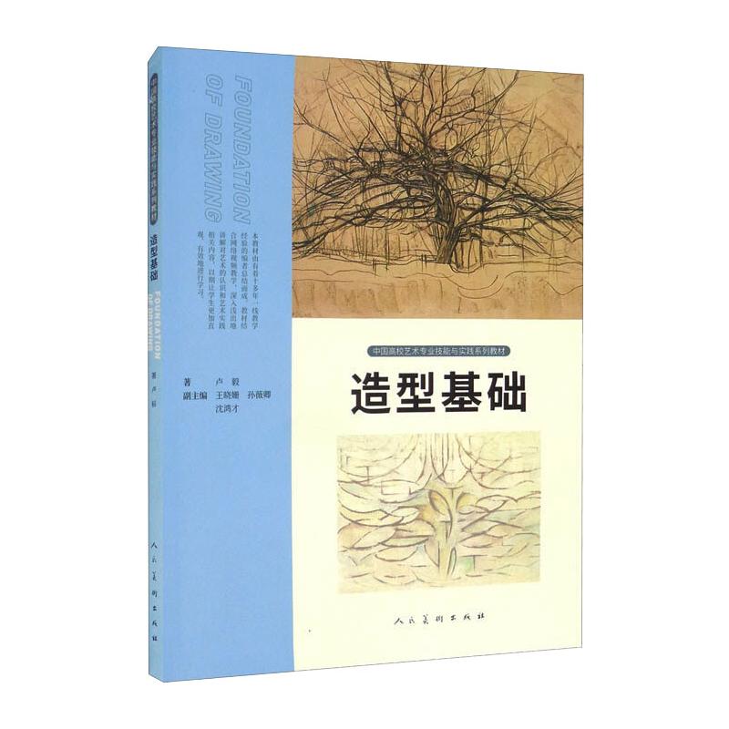 【正版图书】中国高校艺术专业技能与实践系列教材造型基础卢毅王晓姗孙薇卿沈鸿才编艺术书人民美术出版社