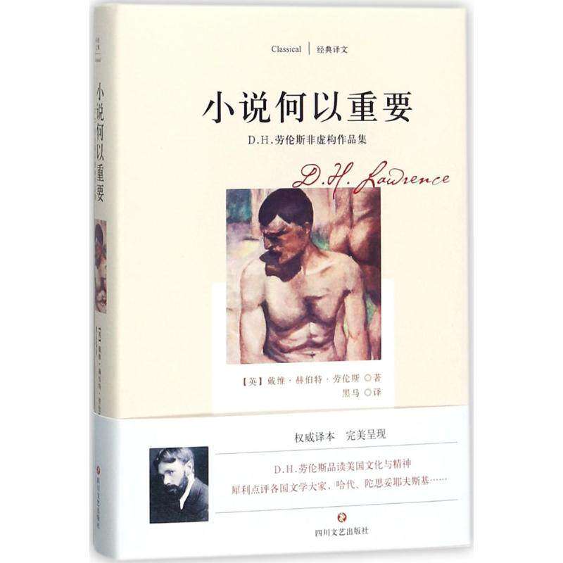 【保正版】小说何以重要DH劳伦斯非虚构作品集戴维赫伯特劳伦斯著四川文艺出版社9787541148545