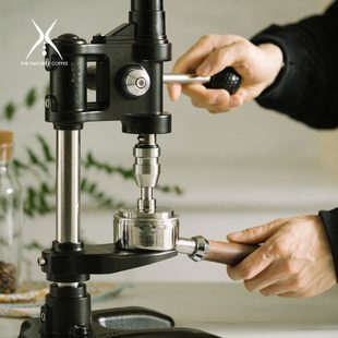 粉器粉意式 远粉 咖啡实心压 定锤粉压58mm压布通用器不锈钢量器岸