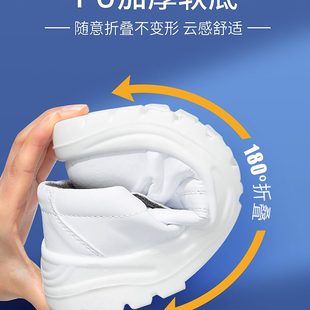 软底钢女款 防静电耐磨 高级头洁净防砸防刺穿工地劳保鞋 男安全鞋