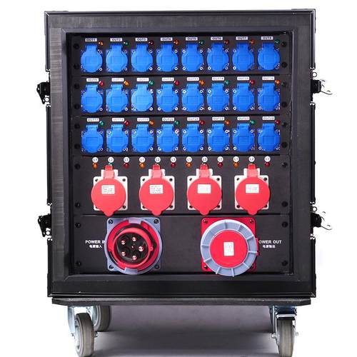 金三湖36路欧规配电箱电源箱舞台灯光单响大屏配电箱演出租赁直通