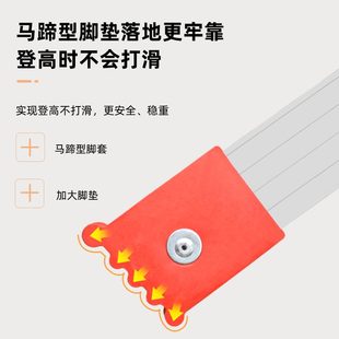 单铺爬梯子户外宿舍一字工程单面上下床阁楼侧梯梯直梯铝合金加厚