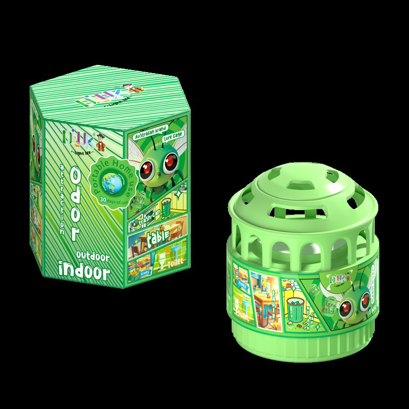 果蝇苍蝇贴强力粘蝇纸粘小飞虫诱捕器自带诱饵料捕蝇笼粘苍蝇神器