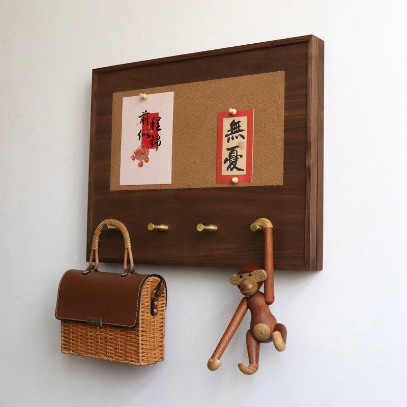电表箱装饰画配电箱遮挡玄关电闸壁挂实木衣帽架黄铜挂钩软木盖板,家居饰品,电表箱装饰画,淘宝优惠券,粉丝福利购,淘宝优惠卷