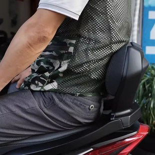 适用本田佛沙NSS350后靠背铝合金扶手加大腰托靠垫摩托车配件