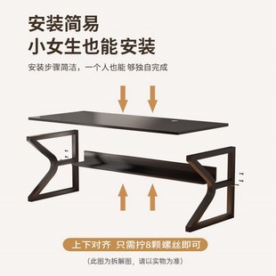 桌子长方形客厅沙发床脚桌书桌学生长条桌床尾靠墙学习家用床边桌