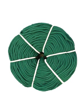 4-12MM绿色绳子尼龙绳捆绑绳广告绳打包绳聚乙烯绳广告绳园艺绳