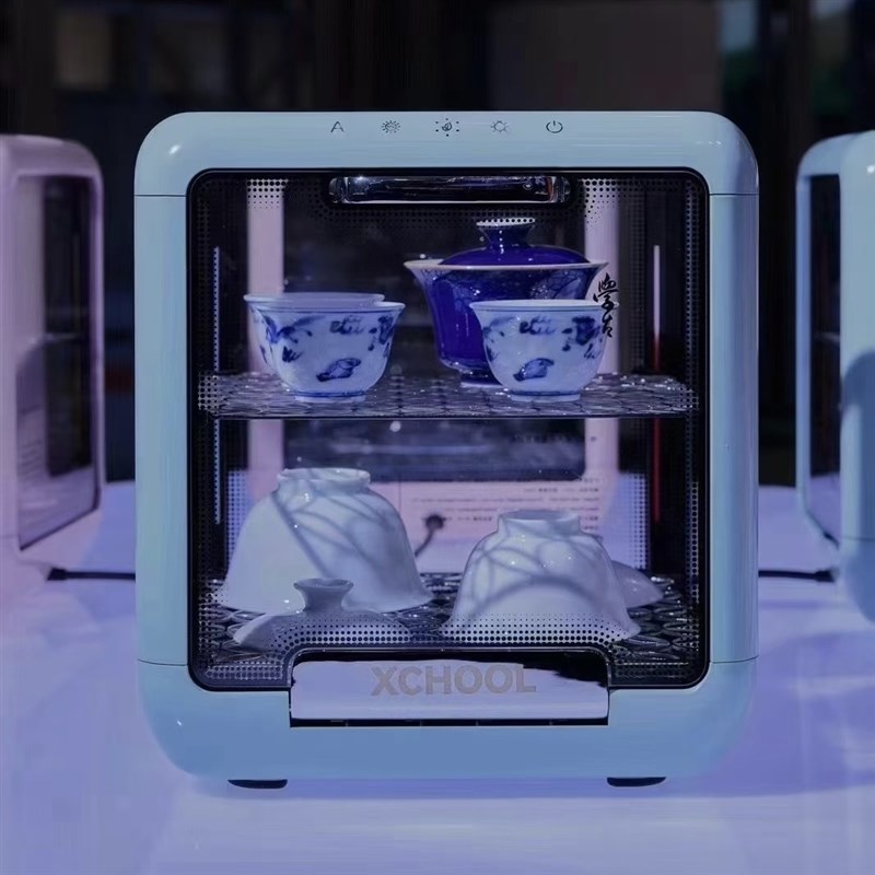 学古悟烯茶人石墨烯养护柜消毒烘干保暖焙茶展示