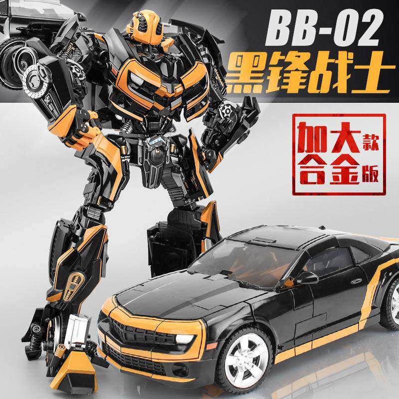 合金变形玩具BB01金刚雪佛兰大蜂黑锋02模型汽车机器男孩