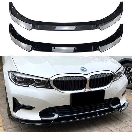 适用宝马3系G20 G21前期 320i 325i 2019-2022前杠前唇前铲改装