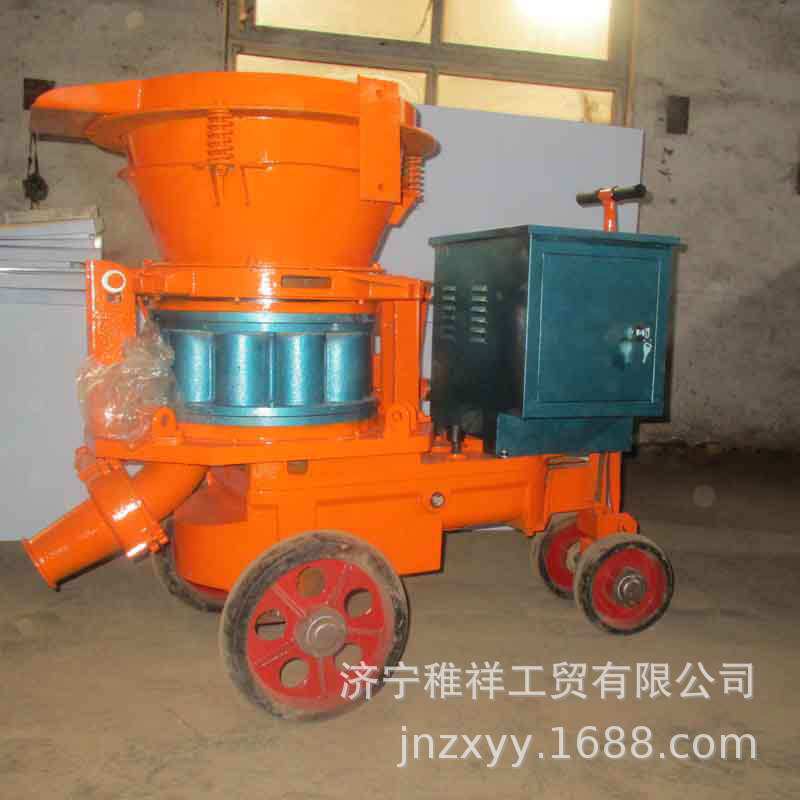 专业生产PZ-5型防爆喷浆机 5立方矿用泵胶轮喷砂浆机