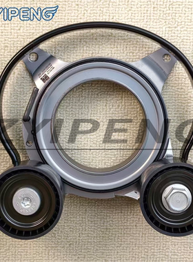 适配奥迪A4LB9A5A6LC8A7Q5L 2.0T发电机涨紧器张紧轮皮带涨紧器