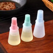 自带油刷防漏控油防漏油硅胶油瓶刷子烘焙烧烤刷户外烧烤油刷烙饼