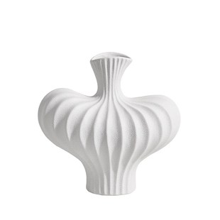 饰品 美人肩花瓶摆件客厅桌面轻奢高级感侘寂风陶瓷插花干花复古装