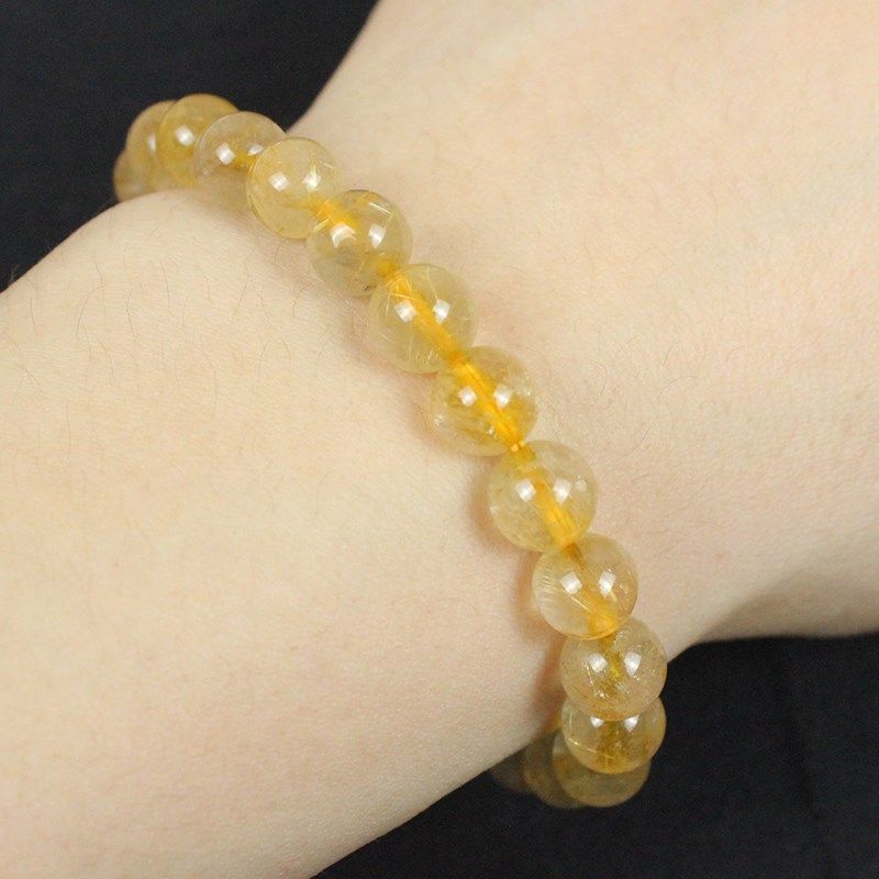 天然金发晶招财富贵男女手链圆珠钛金黄色发丝转运配珠子念珠饰品,饰品/流行首饰/时尚饰品新,手饰/手串,淘宝优惠券,粉丝福利购,淘宝优惠卷