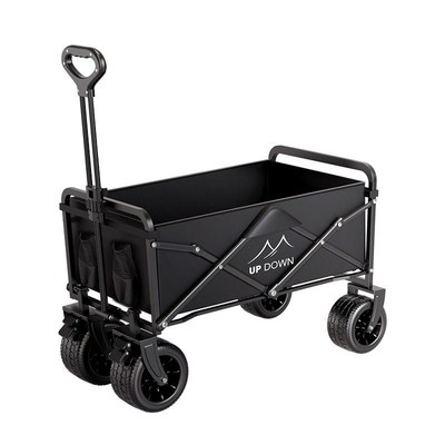 updown露营车户外折叠手推营地车野营儿童可躺摆摊拖车野餐小推车