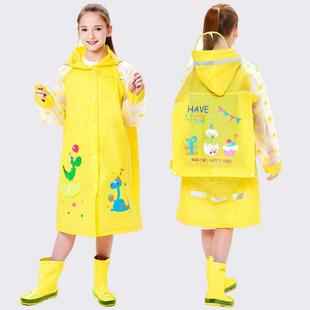 雨披套装 宝宝雨衣儿童雨衣连体男女童小学生小童幼儿园雨裤 防水