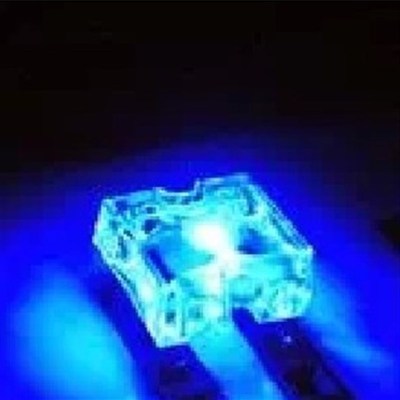 高亮蓝光 食人鱼灯珠 F5mm圆头 LED灯珠元件 LED灯珠