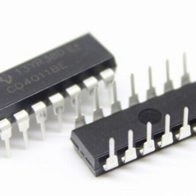 全新CD4011 HCF4011直插DIP14 四2输入端与非门CD4011BE 可直拍