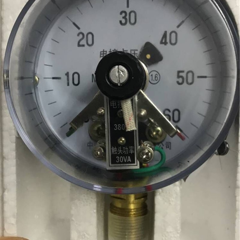 雷尔达YXC100 1.6/2.5MPA磁助式电接点压力表30va带控制真空表