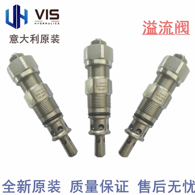 溢流阀液压手动高压系统可调螺纹插装阀rvp0.s10马达泵安全配件阀