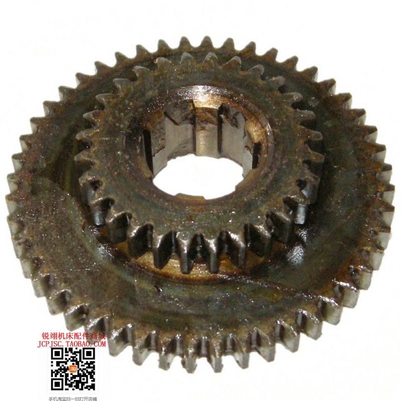 大连CDE6140 CD6140A/50 车床 进给箱 双联齿轮 Z28/48/M2/6-30-8