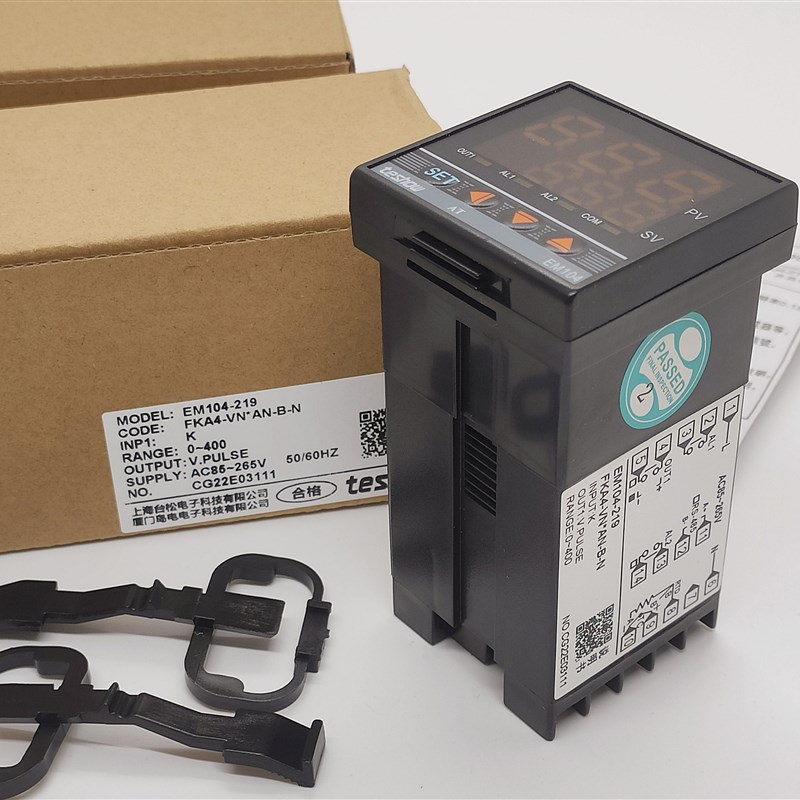 原装teshow台松EM104-219温控器 电子智能温控器 数显温控仪48*48
