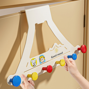 多巴胺门后挂钩免打孔挂衣钩壁挂式衣帽钩置物架门背式挂包挂衣架