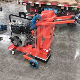 马路开槽机路面裂缝修补扩缝柴油切割机马路开凿机手推式吸尘清缝