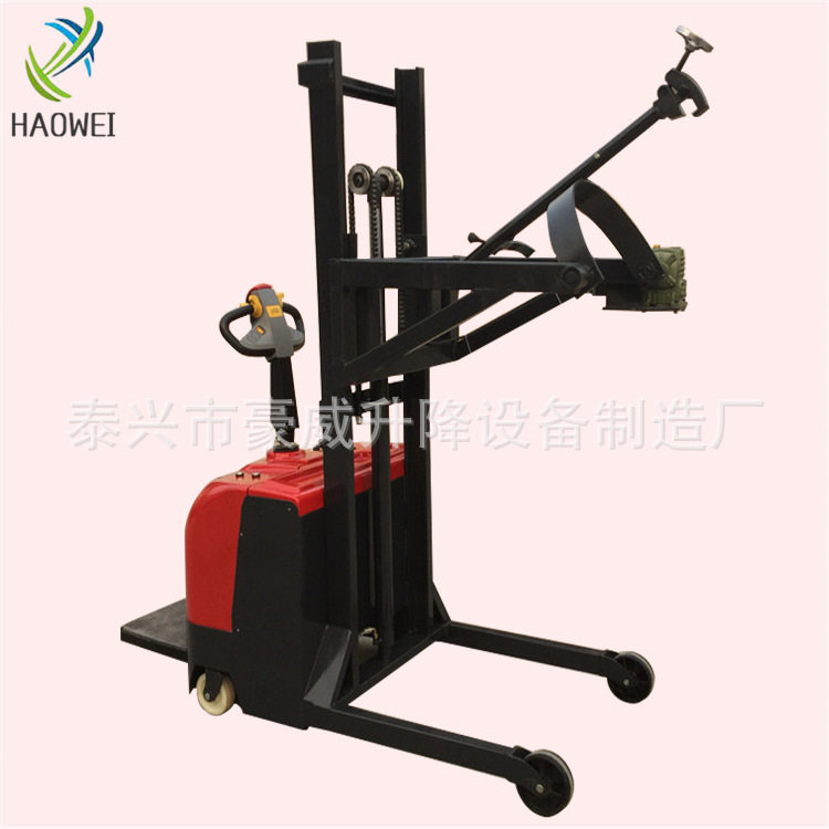 供应电动油桶堆高车倒料车 全自动咬嘴铁桶搬运车 塑料桶翻转机,包装,五金配件包装,淘宝优惠券,粉丝福利购,淘宝优惠卷