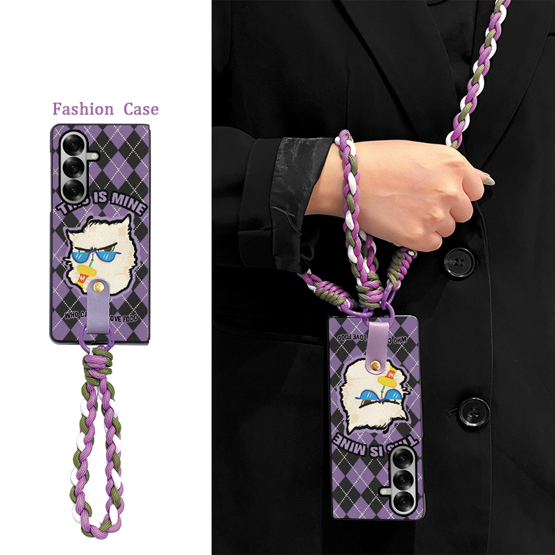 适用于三星w26手机壳卡通少女