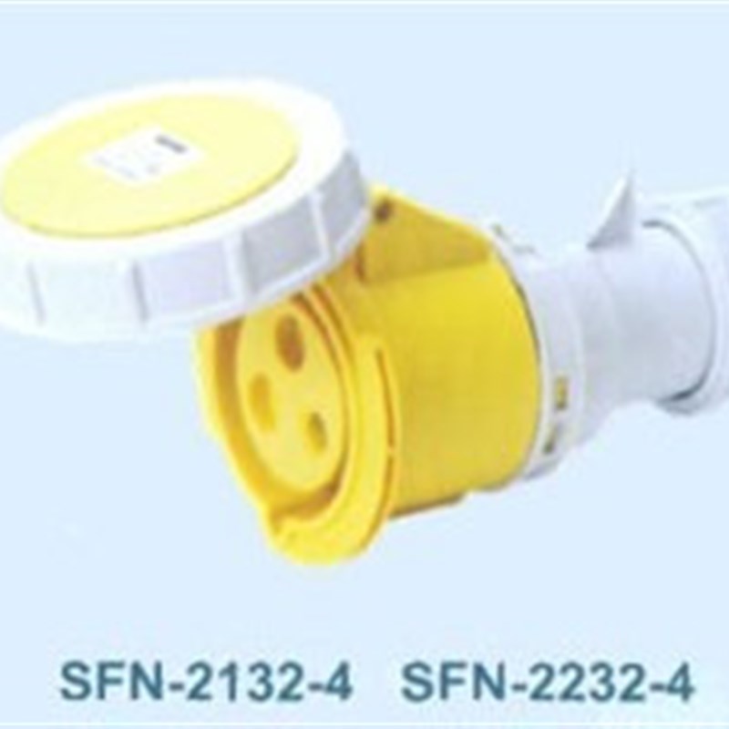 SFE上丰防水工业插座SFN-2232-4 32A 三极连接器 IP67 三芯插座