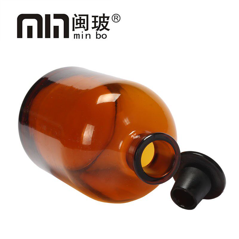棕小口试剂瓶棕色小口化学试剂瓶玻璃实验室磨砂细口玻璃瓶