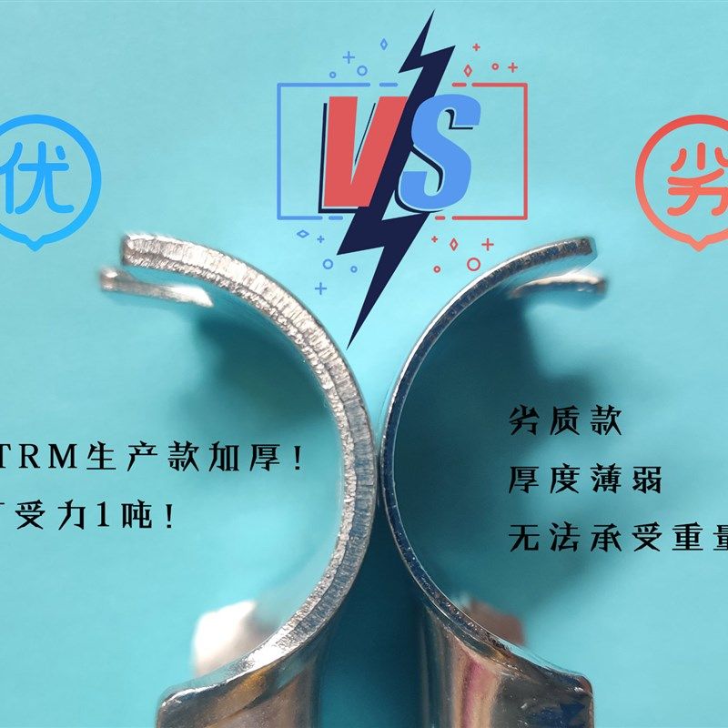 25mm不锈钢管接头大棚管卡扣活动六分铁管镀锌管钢管连接件黑色款