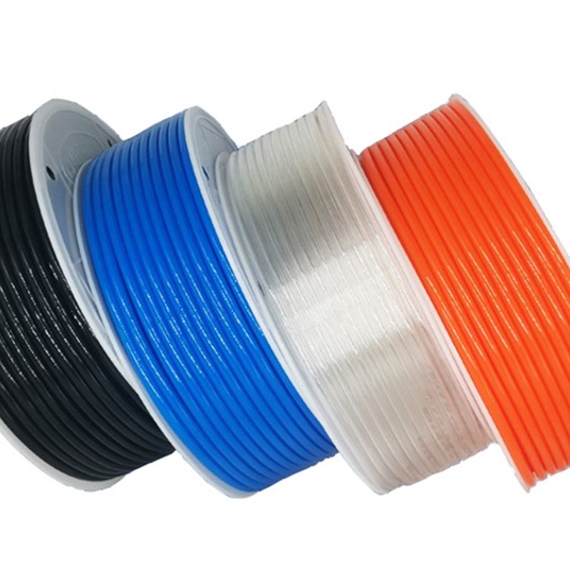 PU气管软管8mm80米空压机气泵木工管气动高压管弹簧风管10mm12mm