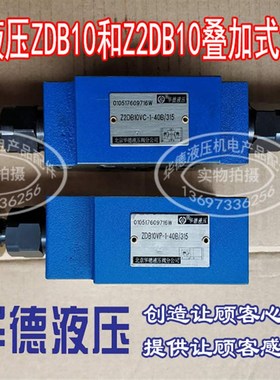 华德溢流阀ZDB10VP1-40B/315 ZDB10VA/200 Z2DB10VC/100 VB VD VT