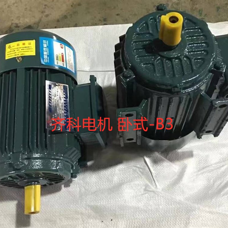 三相异步电动机(马达)YE2-90S-6-0.75KW-铜线 轴头24MM