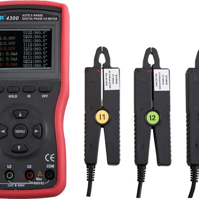 广州铱泰实体店直销ETCR4300\4400智能型三相相位伏安表大钳口