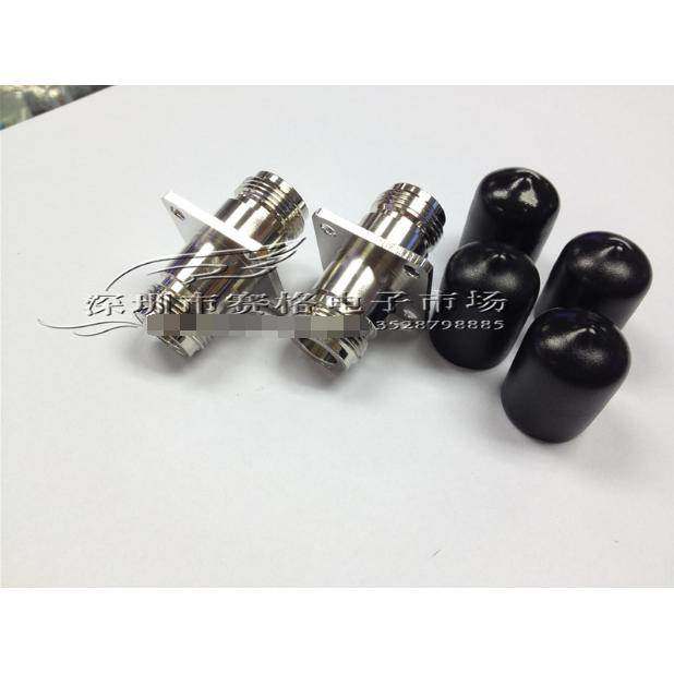 同轴连接器 N母头直通 L16双阴头直通带方板固定 L16-KKF N双通头