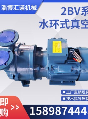 博山2BV系列水环式真空泵高真空水循环机械密封工业用不锈钢耐腐