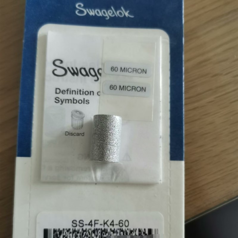 美国世伟洛克Swagelok颗粒过滤器用 60 微米滤芯套件SS-4F-K4-60