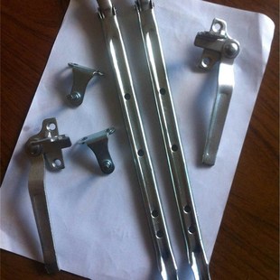 配件老式加厚铁窗钢窗风勾档手风撑伸缩杆--把手执钢窗五金配件家