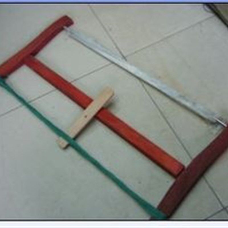 上海大团泥木工具厂 木工锯架 24寸 600mm 草木 带锯条